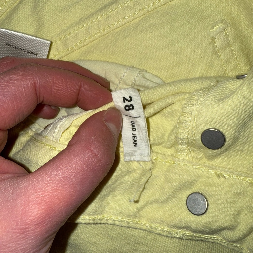 Yellow Straight-Leg Pants - Picture 6 of 8
